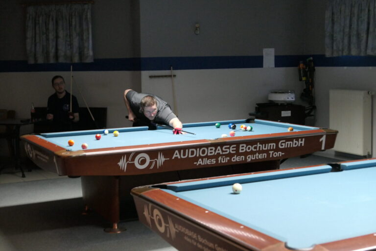 Heimspiel Zweite Poolbillard erfolgreich